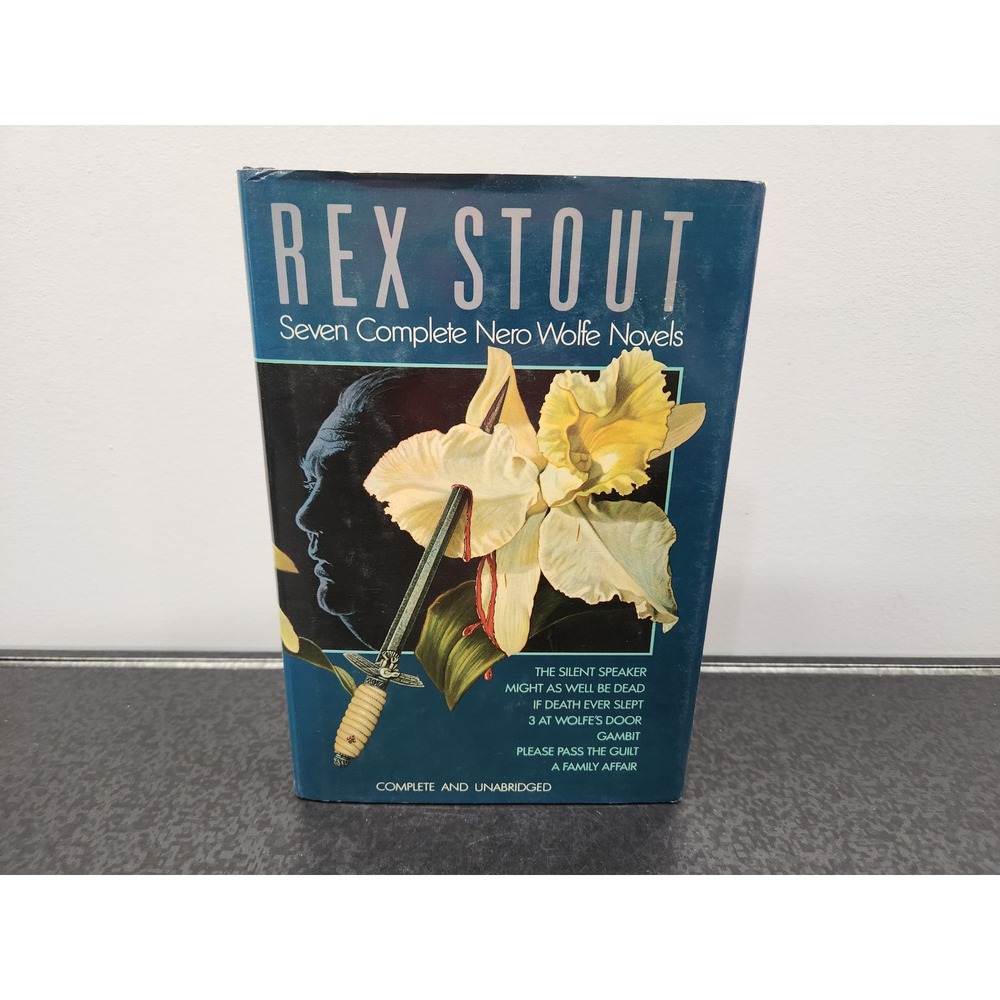 Rex Stout Seven Complete Nero Wolfe Novels‎ Avenel Hardcover Mystery Anthology